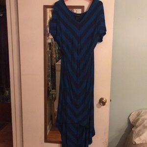 Lane Bryant Dress 22/24, dark navy/blue, with belt
